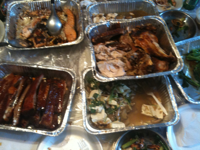 thankful that my fam always gets glazed ribs &amp; shrimp for thxgiving. also that we get pecan pie from Joyce Bakeshop 