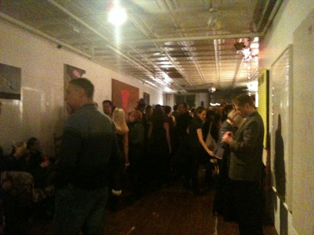 seems like art world has come out of hibernation. sweet live/work loft afterparty for an opening #oldskoolNYC 