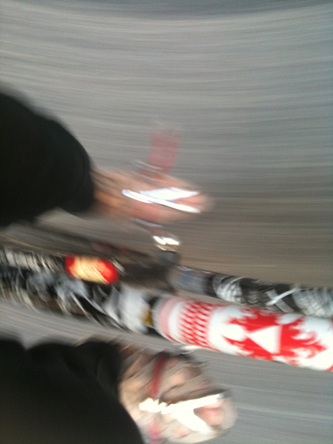 eff it. I #bikenyc 'd in my new suede sandals! surprisingly comfortable but not recommended for everyone 